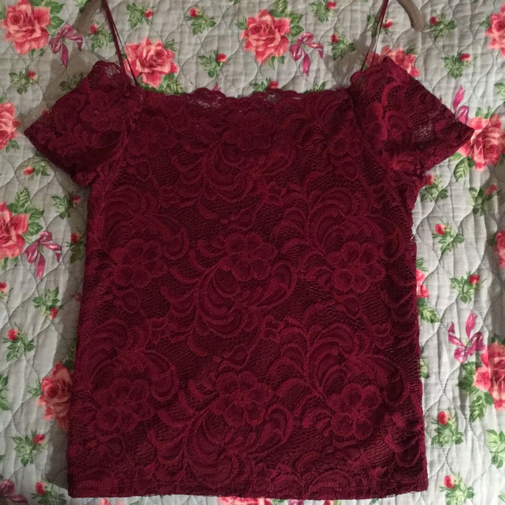 Off Shoulder Lace Top